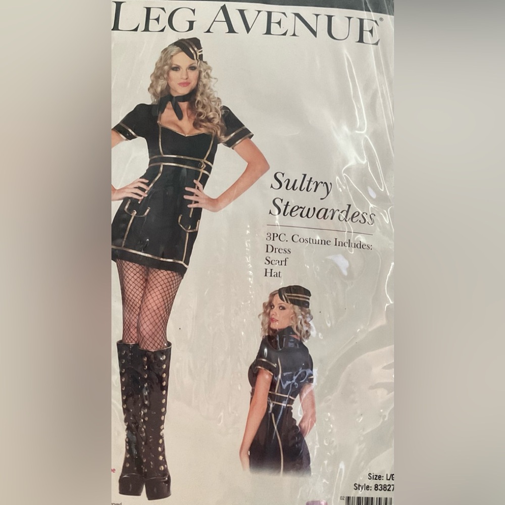 Sexy Sultry Stewardess Costume